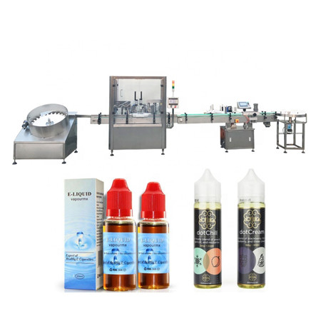 Ang Ekonomiko nga Gamay nga Dami nga Magnetic Gear Pump Liquid Filling Machine Alang sa Juice Oil E Liquid 2-100Ml