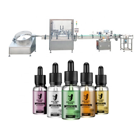 Labing maayo nga Presyo Stainless Steel Rotary Powder Liquid Oil Filling Capping Labeling Machine