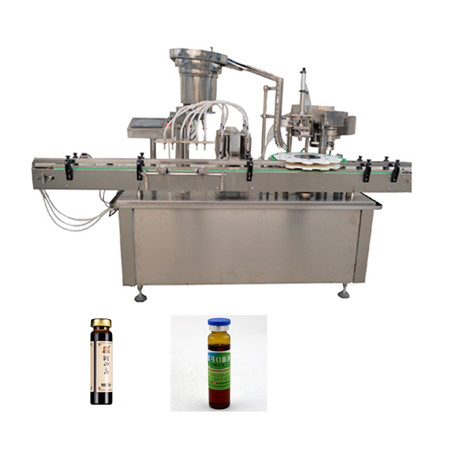 Portable double head injection vial filling machine, gamay nga liquid filler equipment